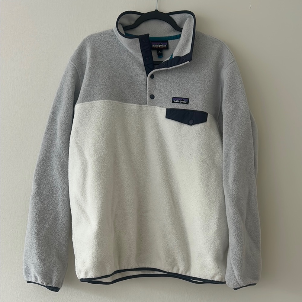 PATAGONIA TWO TONE SYNCHILLA TWO TONE QUARTER SNAP PULLOVER